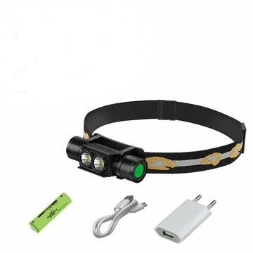 bbh100 powerful led headlamp xml-t6 w/18650 replaceable battery default title